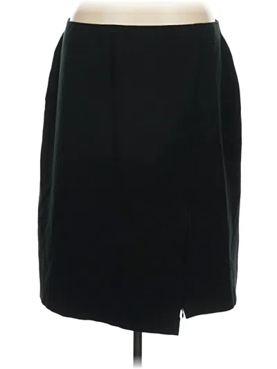 Pre-owned Jjill Casual Skirt In Black