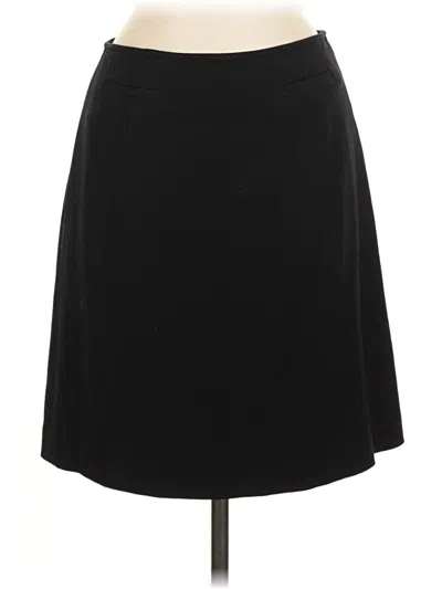 Pre-owned Jjill Casual Skirt In Black