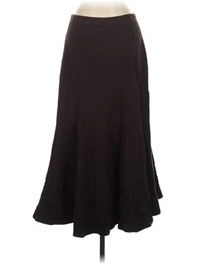 Pre-owned Jjill Casual Skirt In Black
