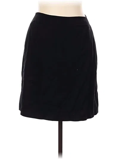 Pre-owned Jjill Casual Skirt In Black