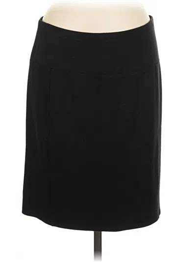 Pre-owned Jjill Casual Skirt In Black