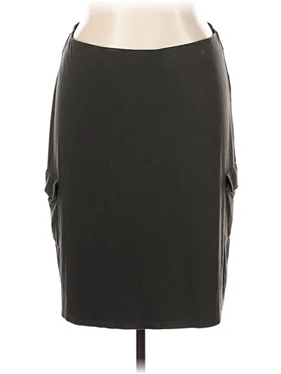 Pre-owned Jjill Casual Skirt In Black