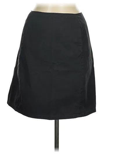 Pre-owned Jjill Casual Skirt In Black
