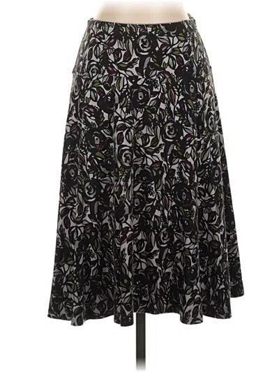 Pre-owned Jjill Casual Skirt In Black
