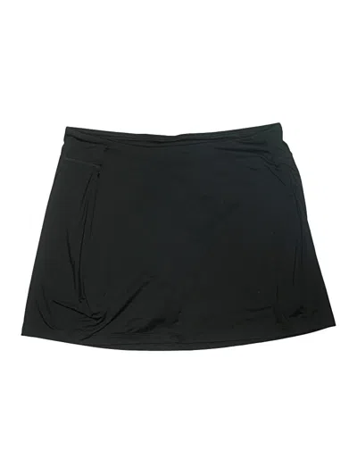 Pre-owned Jjill Casual Skirt In Black