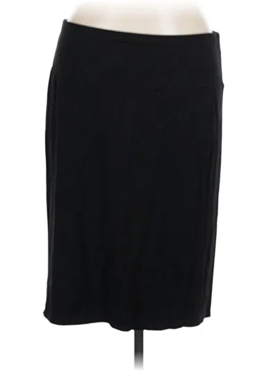 Pre-owned Jjill Casual Skirt In Black