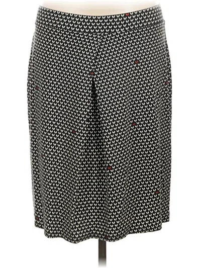 Pre-owned Jjill Casual Skirt In Black