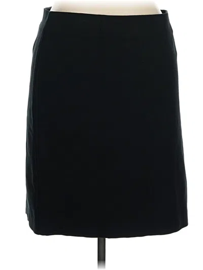 Pre-owned Jjill Casual Skirt In Black