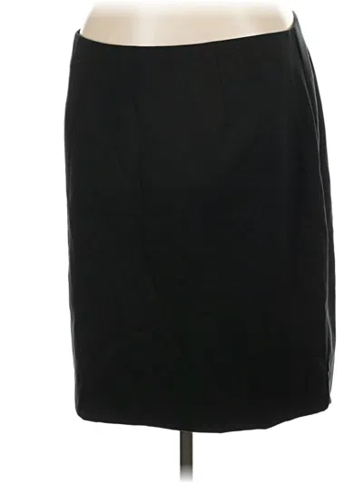 Pre-owned Jjill Casual Skirt In Black
