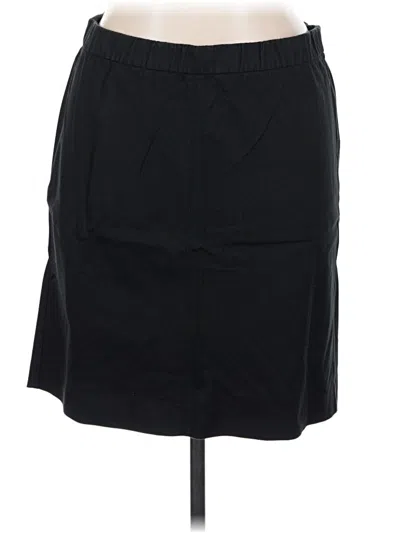 Pre-owned Jjill Casual Skirt In Black