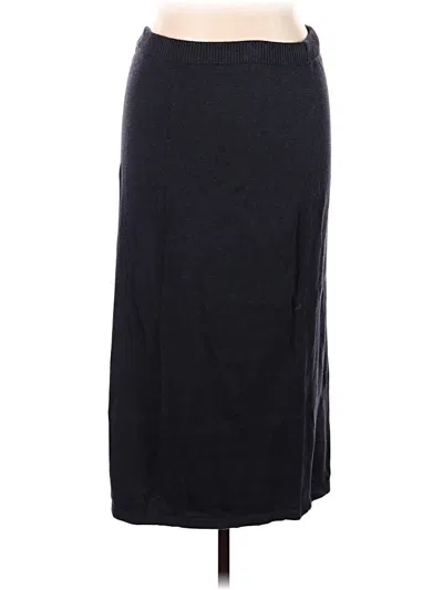 Pre-owned Jjill Casual Skirt In Black
