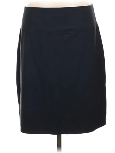 Pre-owned Jjill Casual Skirt In Black
