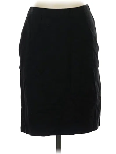 Pre-owned Jjill Casual Skirt In Black