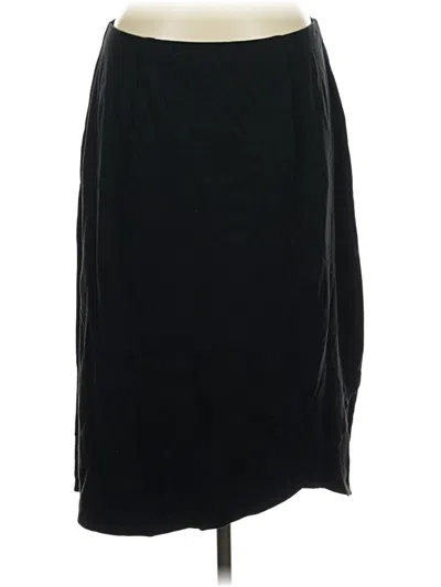 Pre-owned Jjill Casual Skirt In Black