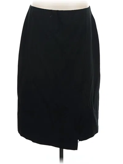 Pre-owned Jjill Casual Skirt In Black