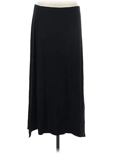 Pre-owned Jjill Casual Skirt In Black