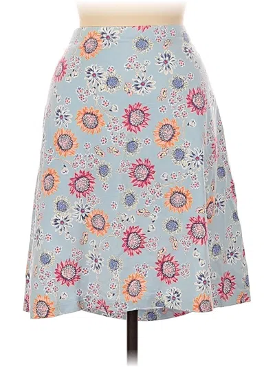 Pre-owned Jjill Casual Skirt In Blue