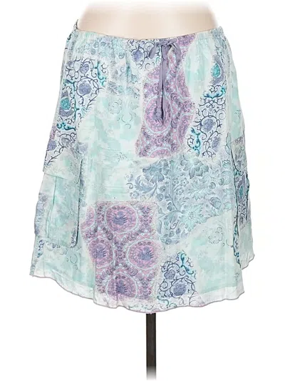 Pre-owned Jjill Casual Skirt In Blue