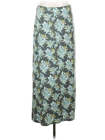 Pre-owned Jjill Casual Skirt In Blue