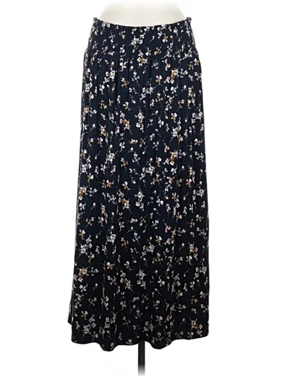 Pre-owned Jjill Casual Skirt In Blue