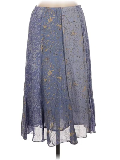Pre-owned Jjill Casual Skirt In Blue