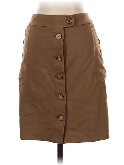 Pre-owned Jjill Casual Skirt In Brown