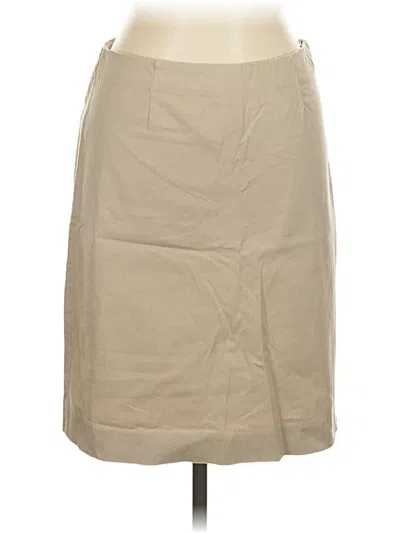 Pre-owned Jjill Casual Skirt In Brown