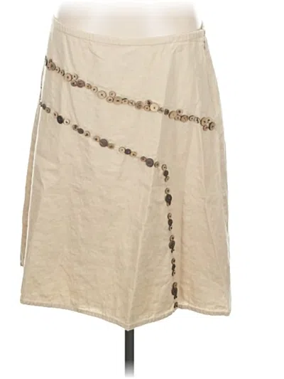 Pre-owned Jjill Casual Skirt In Brown