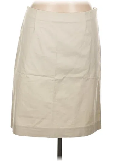 Pre-owned Jjill Casual Skirt In Brown