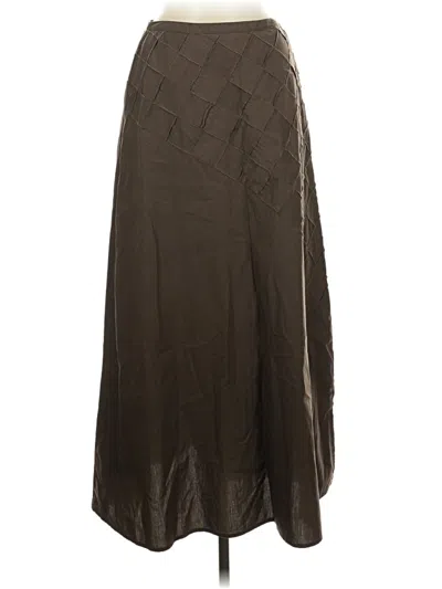 Pre-owned Jjill Casual Skirt In Brown