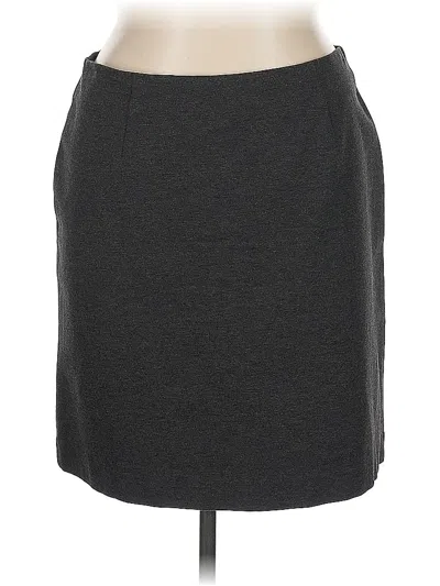 Pre-owned Jjill Casual Skirt In Gray