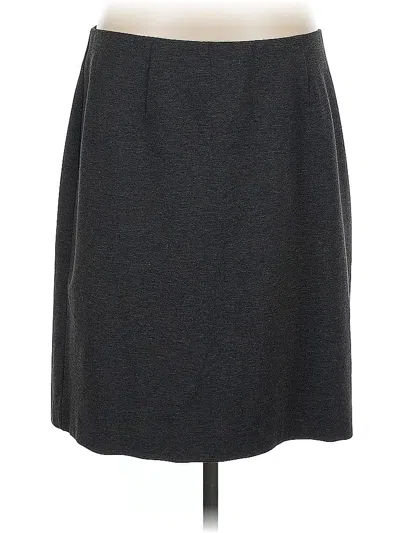 Pre-owned Jjill Casual Skirt In Gray