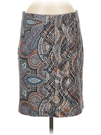 Pre-owned Jjill Casual Skirt In Gray