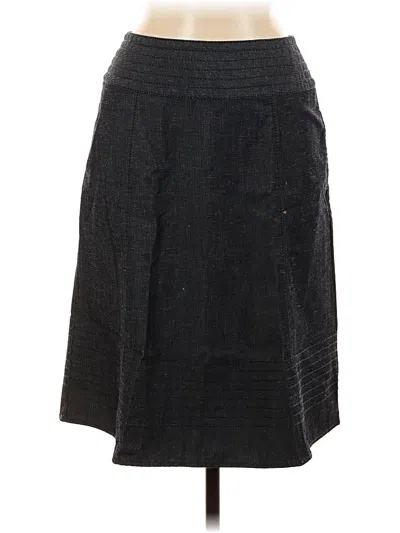 Pre-owned Jjill Casual Skirt In Gray