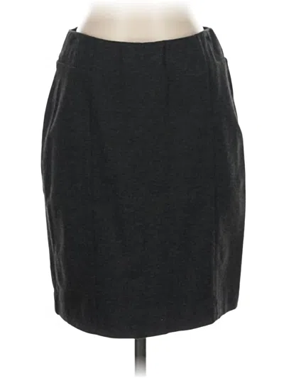 Pre-owned Jjill Casual Skirt In Gray