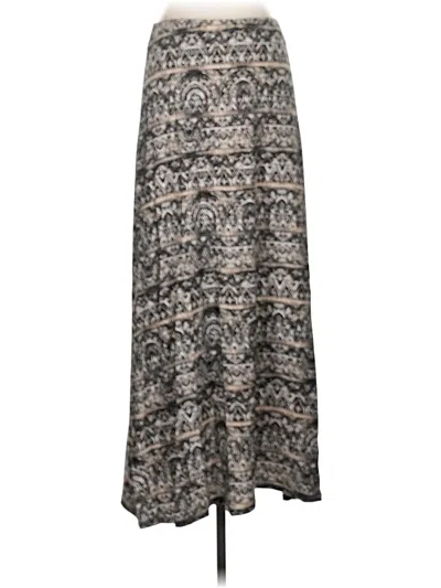 Pre-owned Jjill Casual Skirt In Gray