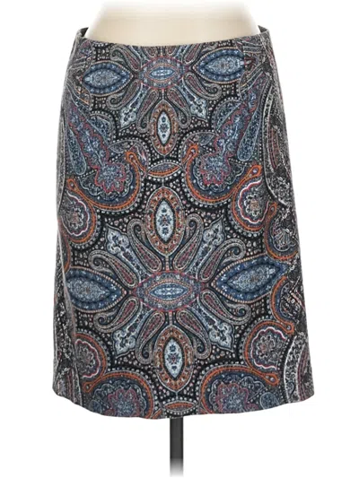 Pre-owned Jjill Casual Skirt In Gray