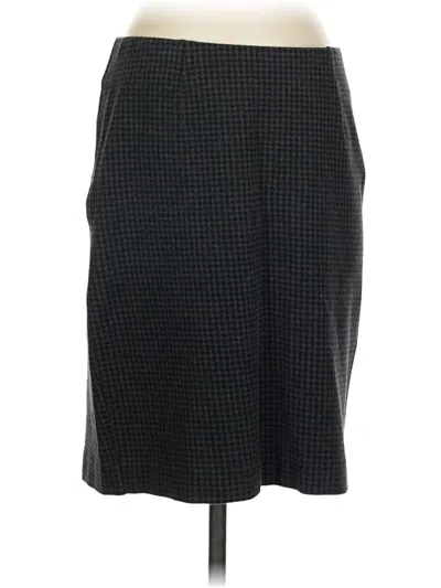 Pre-owned Jjill Casual Skirt In Gray