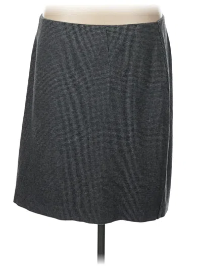 Pre-owned Jjill Casual Skirt In Gray