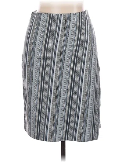 Pre-owned Jjill Casual Skirt In Gray