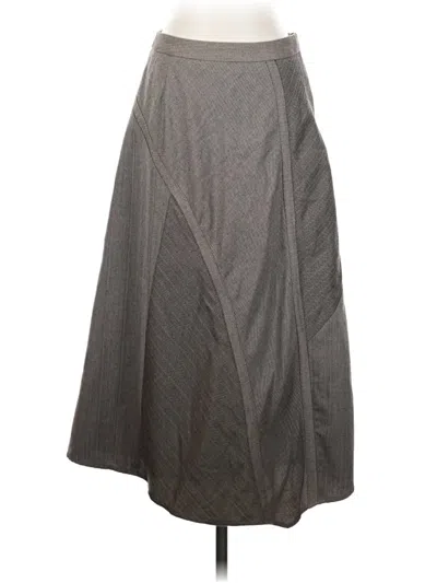 Pre-owned Jjill Casual Skirt In Gray