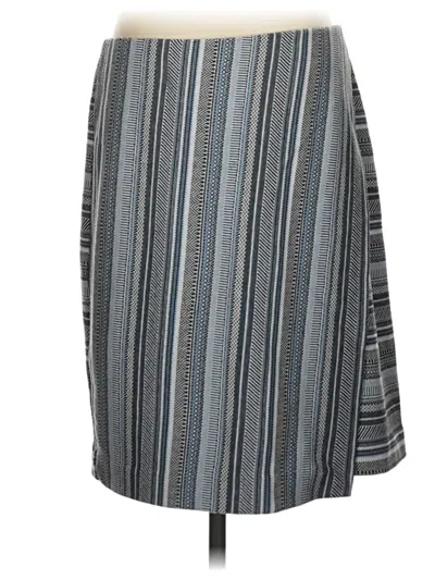 Pre-owned Jjill Casual Skirt In Gray