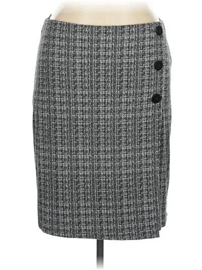Pre-owned Jjill Casual Skirt In Gray