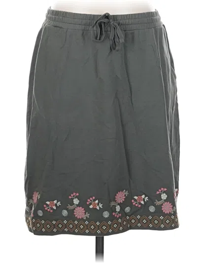Jjill Casual Skirt In Gray
