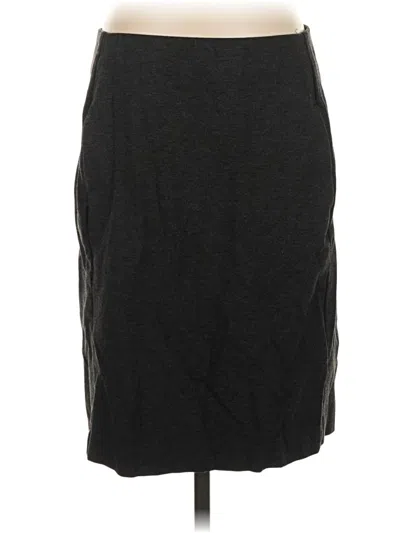 Pre-owned Jjill Casual Skirt In Gray