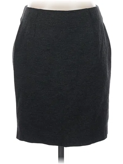 Pre-owned Jjill Casual Skirt In Gray