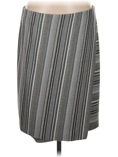 Pre-owned Jjill Casual Skirt In Gray