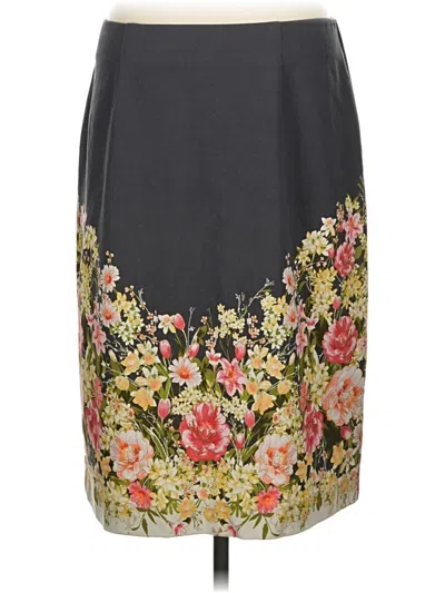 Pre-owned Jjill Casual Skirt In Gray