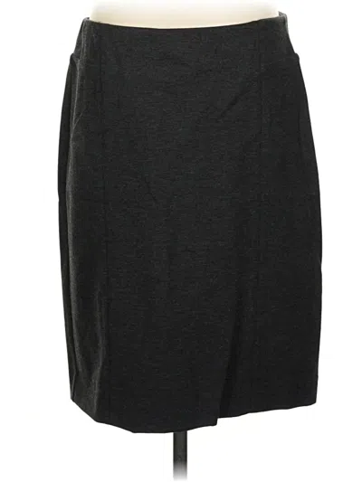 Pre-owned Jjill Casual Skirt In Gray