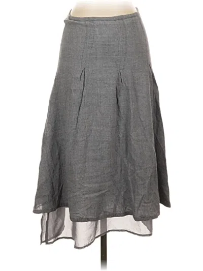 Pre-owned Jjill Casual Skirt In Gray